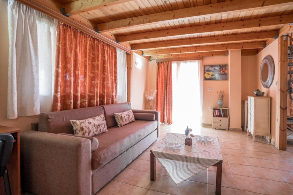 Living room with sofa bed